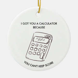  Sarcastic Gag Gift for Teammates Friends  Ceramic Ornament