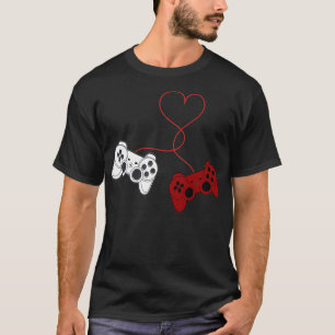 Sarcastic Gamer Controllers Heart Video Games Vale T-Shirt