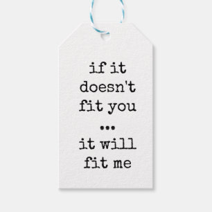 Sarcastic Gift Tags, Funny Gift Label
