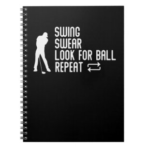 Sarcastic Golf Joke Golf Course Humour Golfing Notebook