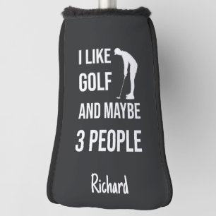 Sarcastic Golfer Gifts Funny For Him Men Boys Golf Head Cover