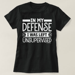 Sarcastic Graphic T-Shirt – Left Unsupervised