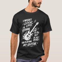Sarcastic Guitarist Playing Guitar In My Head