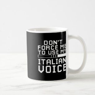 Sarcastic Italian Gamer Italian Sarcasm Gaming Coffee Mug