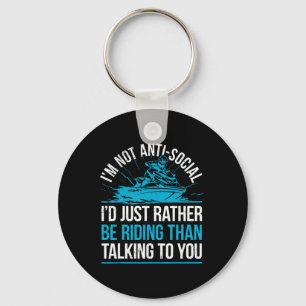Sarcastic Jet Skiing I Watercraft Rider Jet Skiing Key Ring