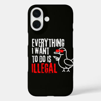 Sarcastic Meme Animal iPhone 16 Case