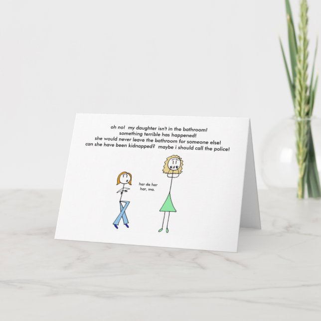Sarcastic Mum Card (Front)