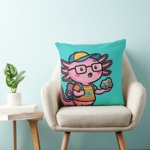 Sarcastic Nerd Axolotl I Axolotl Questions Meme Cushion