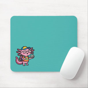 Sarcastic Nerd Axolotl I Axolotl Questions Meme Mouse Pad