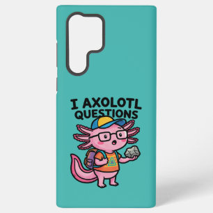 Sarcastic Nerd Axolotl I Axolotl Questions Meme Samsung Galaxy Case