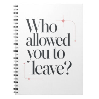 Sarcastic Office Goodbye Coworker Quote Notebook