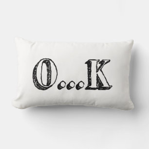 Sarcastic OK Lumbar Cushion