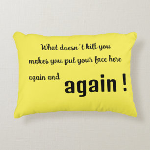 sarcastic pillow