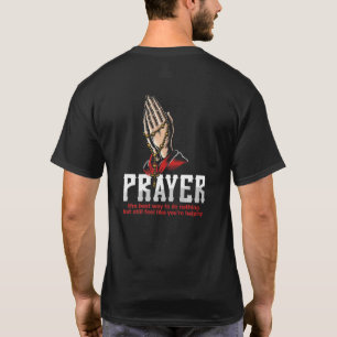 Sarcastic Prayer Atheist Evolution Atheism Agnosti T-Shirt