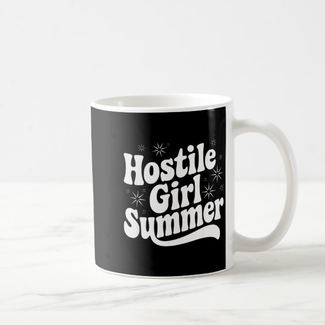 Sarcastic Quote Retro Saying Hostile Girl Summer B Coffee Mug (Right)