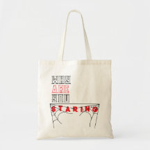Sarcastic Quote Tote with Spider Web Design