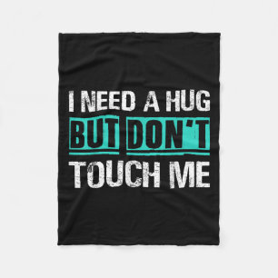 Sarcastic Quotes And Introverts Men Women Tees. I Fleece Blanket