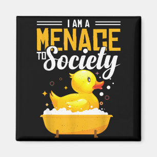 Sarcastic Rubber Duck Rubber Ducky Quote Magnet