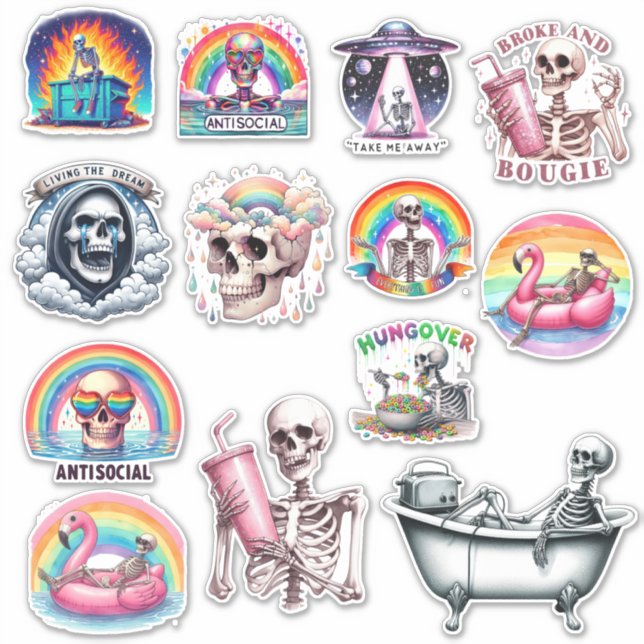 Sarcastic Skeleton (Front)