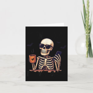 Sarcastic Skeleton - Halloween - Fun Fact, I Dont  Card