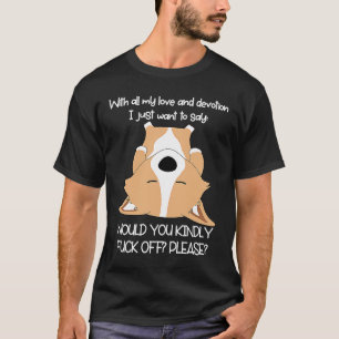 Sarcastic Sleeping Welsh Corgi Quote Dog Lazy Nap T-Shirt