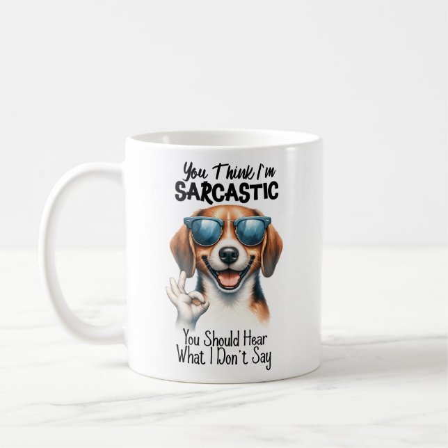 Sarcastic Thoughts Mug (Left)