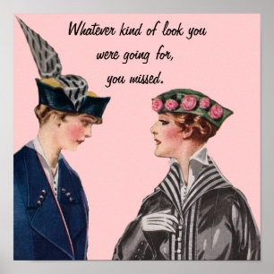 Sarcastic Vintage Poster