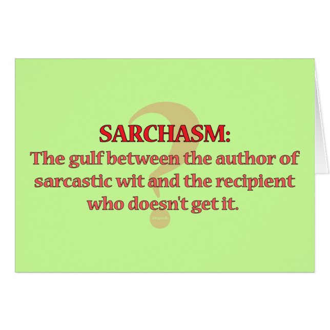 Sarchasm (Front Horizontal)
