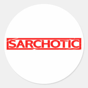 Sarchotic Stamp Classic Round Sticker