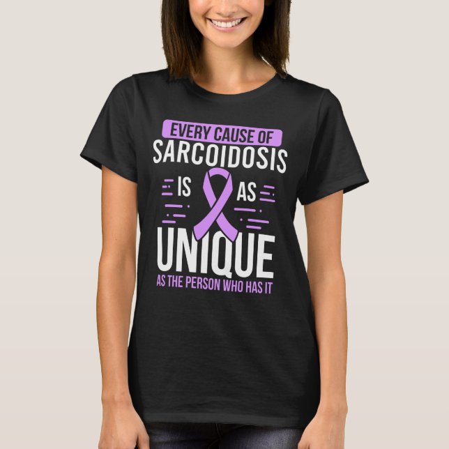 Sarcoidosis Awareness Month Day Warrior Survivor T-Shirt (Front)