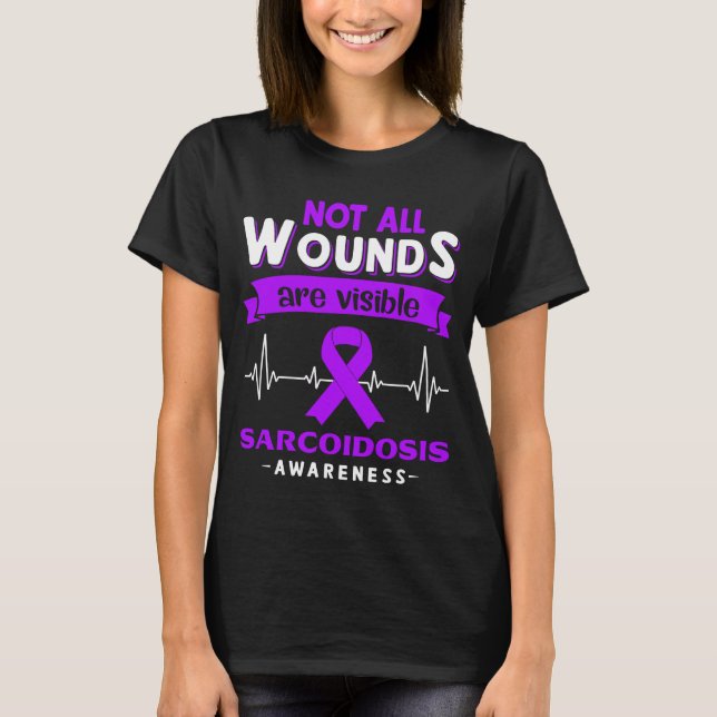 Sarcoidosis Awareness Month Ribbon Gifts T-Shirt (Front)