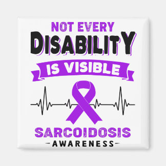 Sarcoidosis Awareness Ribbon Support Gifts Magnet