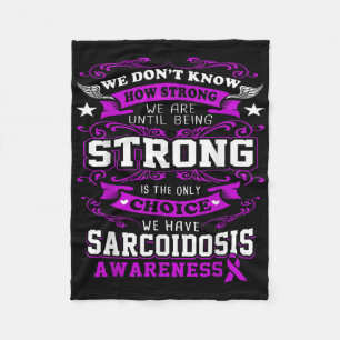 Sarcoidosis Awareness T Shirt For Women_men Fleece Blanket