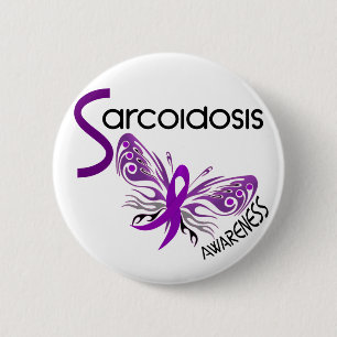 Sarcoidosis BUTTERFLY 3.1 6 Cm Round Badge