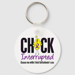 Sarcoidosis Chick Interrupted Key Ring