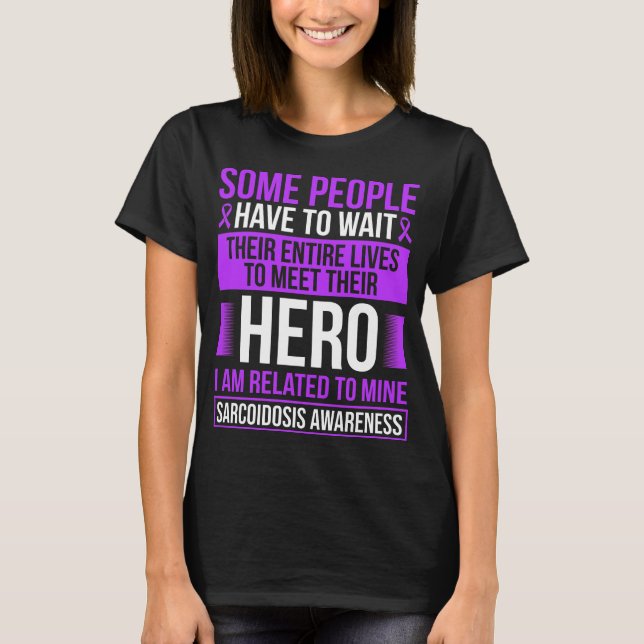 Sarcoidosis Ribbon Sarcoidosis Warrior Survivor T-Shirt (Front)