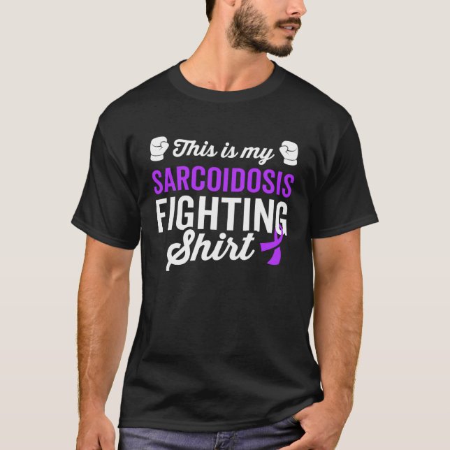 Sarcoidosis Warrior Survivor Awareness Get Well Re T-Shirt (Front)