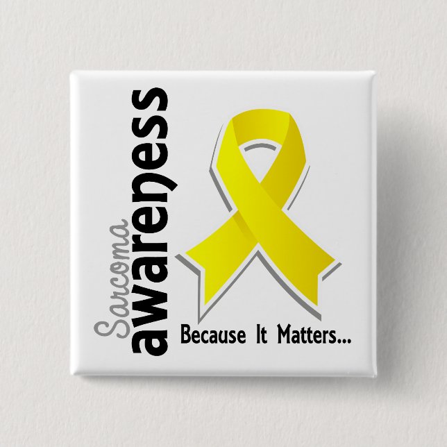 Sarcoma Awareness 5 15 Cm Square Badge (Front)