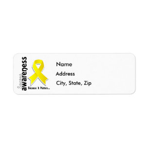 Sarcoma Awareness 5 Return Address Label