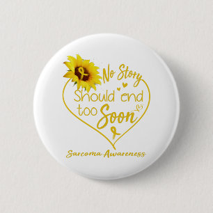 Sarcoma Awareness Month Ribbon Gifts 6 Cm Round Badge