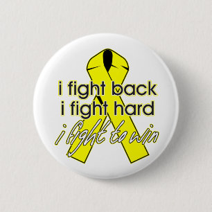 Sarcoma Cancer I Fight Back 6 Cm Round Badge