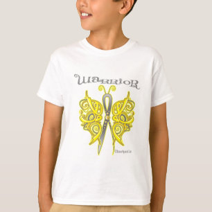 Sarcoma Cancer Warrior Celtic Butterfly T-Shirt