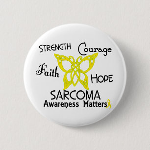Sarcoma Celtic Butterfly 3 6 Cm Round Badge
