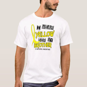 Sarcoma I WEAR YELLOW FOR MY BROTHER 37 T-Shirt