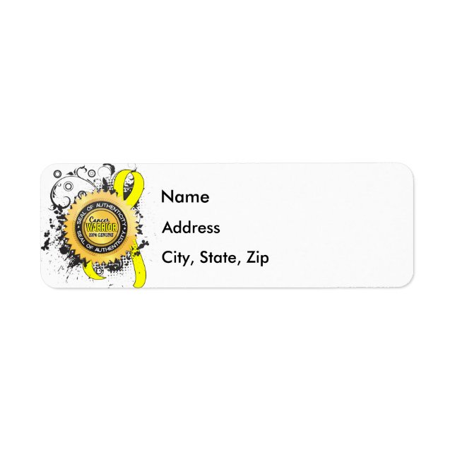 Sarcoma Warrior 23 Return Address Label (Front)