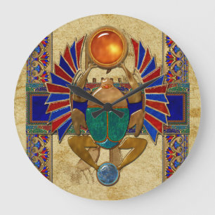 Sarcophagus 3D Egyptian Large Clock