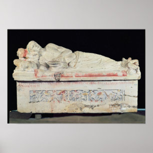 Sarcophagus, Etruscan Poster