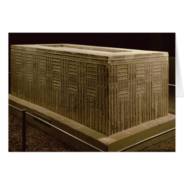 Sarcophagus from Abu Roach (limestone) (see also 3 (Front Horizontal)