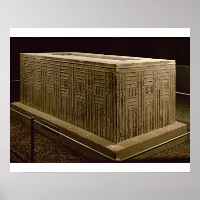 Sarcophagus from Abu Roach (limestone) (see also 3 Poster (Front)