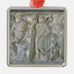 Sarcophagus Metal Tree Decoration